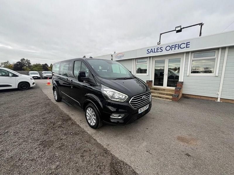 Black Used 2022 Ford Tourneo Custom Titanium | £20,450 (Super price) - Image 1/4