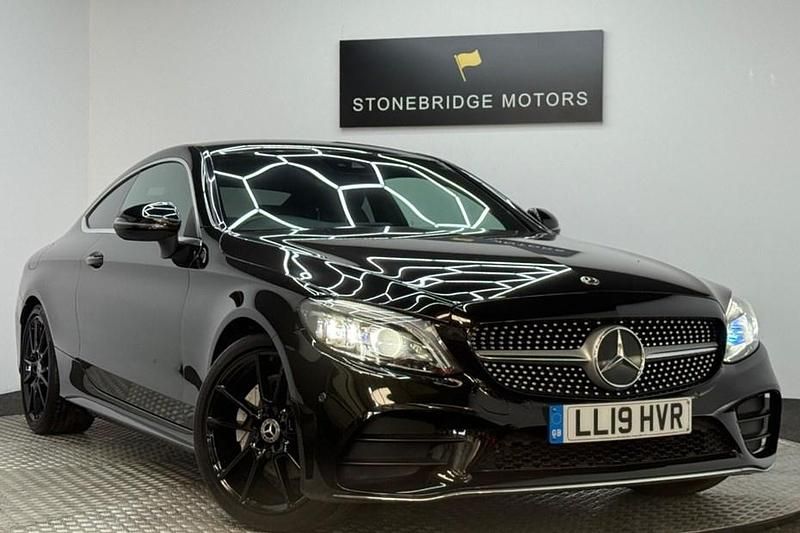 Black Used 2019 Mercedes C200 AMG Line Premium Coupe | £17,999 (Fair price) - Image 1/1