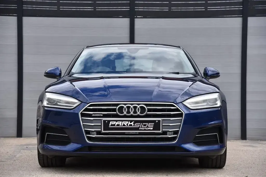 Used Audi A5 Sportback Sport 252 HP (185 kW) 2017 Blue Hatchback