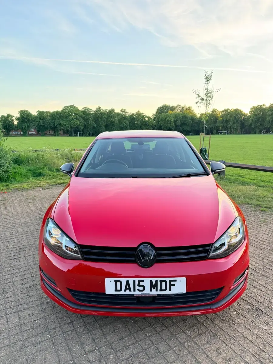 Used VW Golf VII Match 105 HP (77 kW) 2015 Red Hatchback