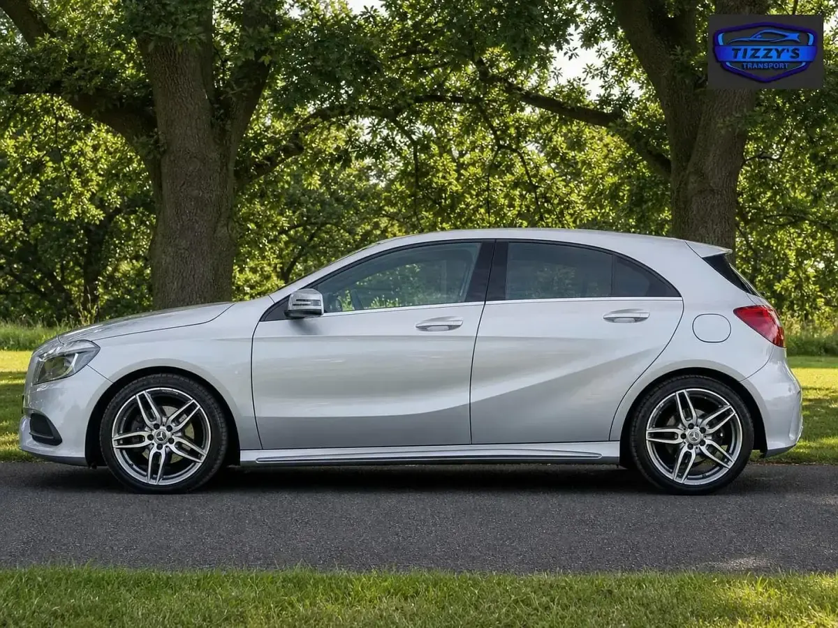 Used Mercedes A180 AMG line 109 HP (80 kW) 2018 Silver Hatchback