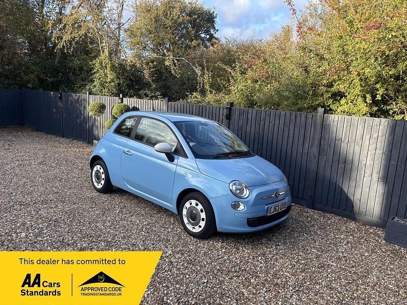 Blue Used 2013 Fiat 500 S Hatchback | £4,995 (Good price) - Image 1/4