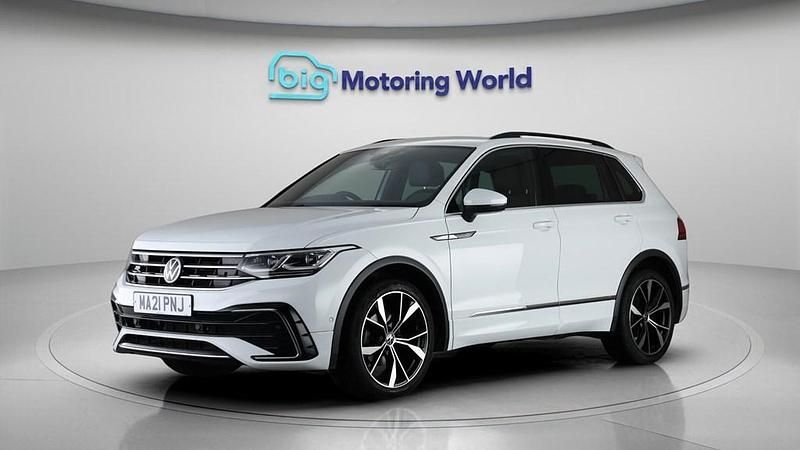 Used VW Tiguan R-line 150 HP (110 kW) 2021 White SUV
