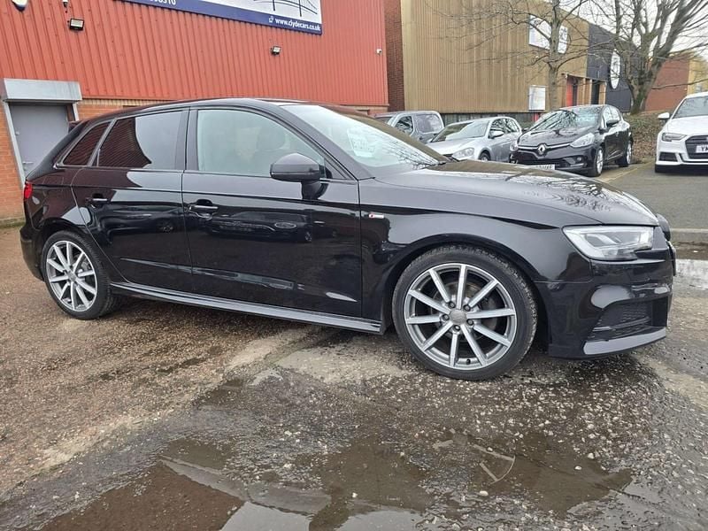 Used Audi A3 Sportback Black Edition 150 HP (110 kW) 2018 Black Hatchback