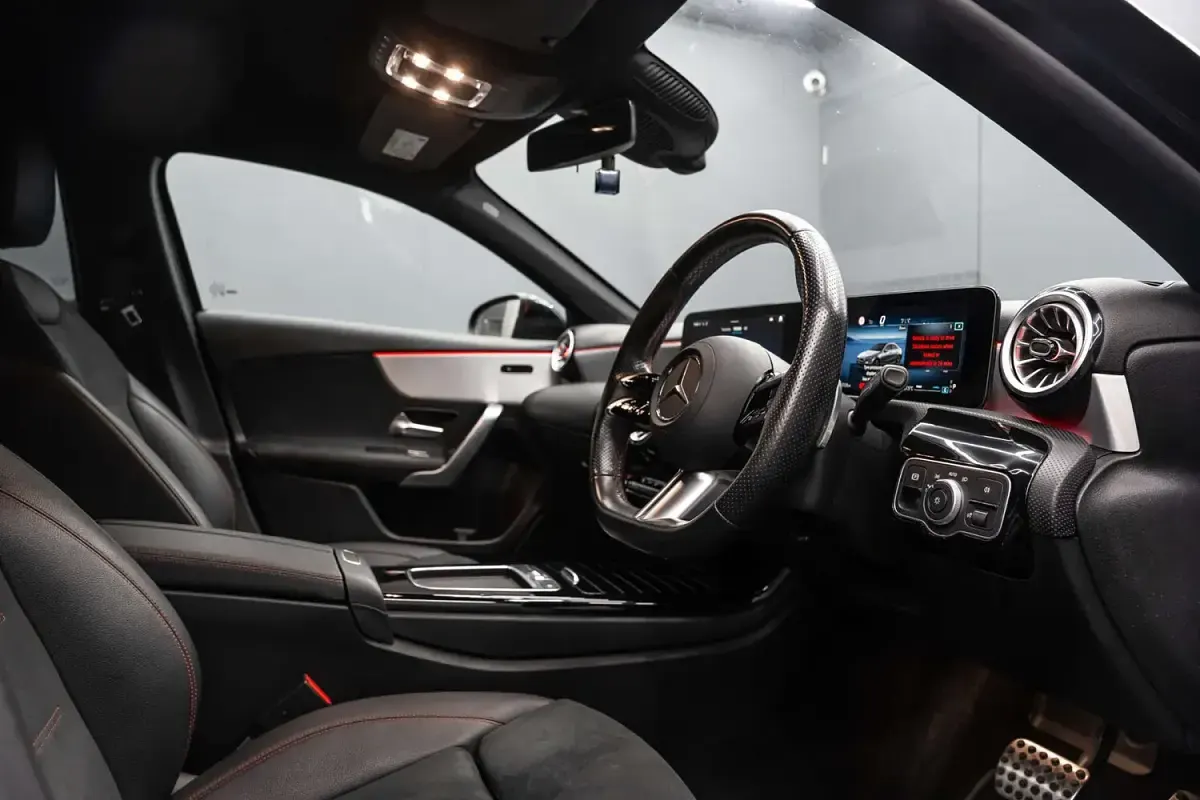 Used Mercedes A200 AMG Line Premium 163 HP (119 kW) 2023 Black Sedan