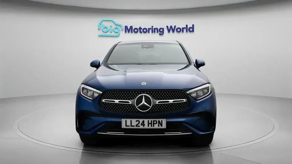 Used Mercedes GLC300e AMG line 313 HP (230 kW) 2024 Blue SUV