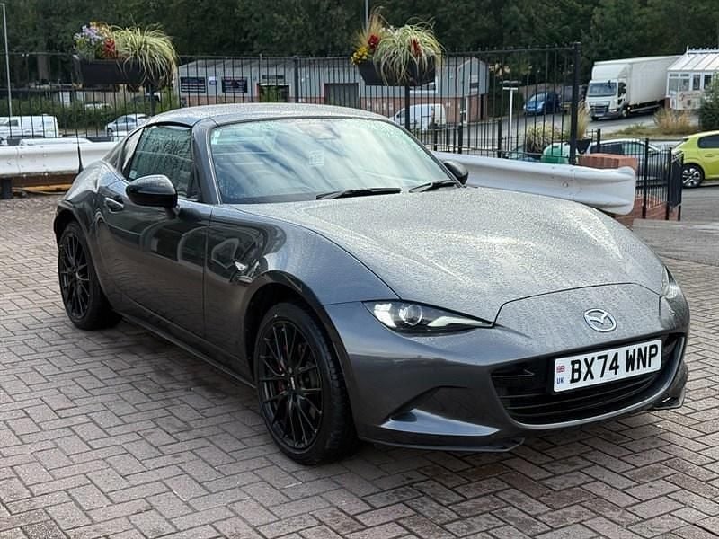 Grey Used 2024 Mazda MX5 Homura-Line Cabriolet | £29,398 (A bit pricey) - Image 1/4