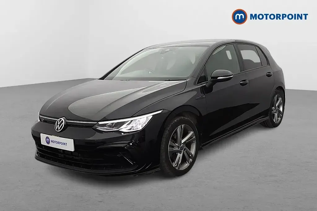 Used VW Golf VIII R-line 150 HP (110 kW) 2022 Black Hatchback