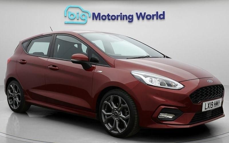 Used Ford Fiesta ST-Line 101 HP (74 kW) 2019 Red Hatchback