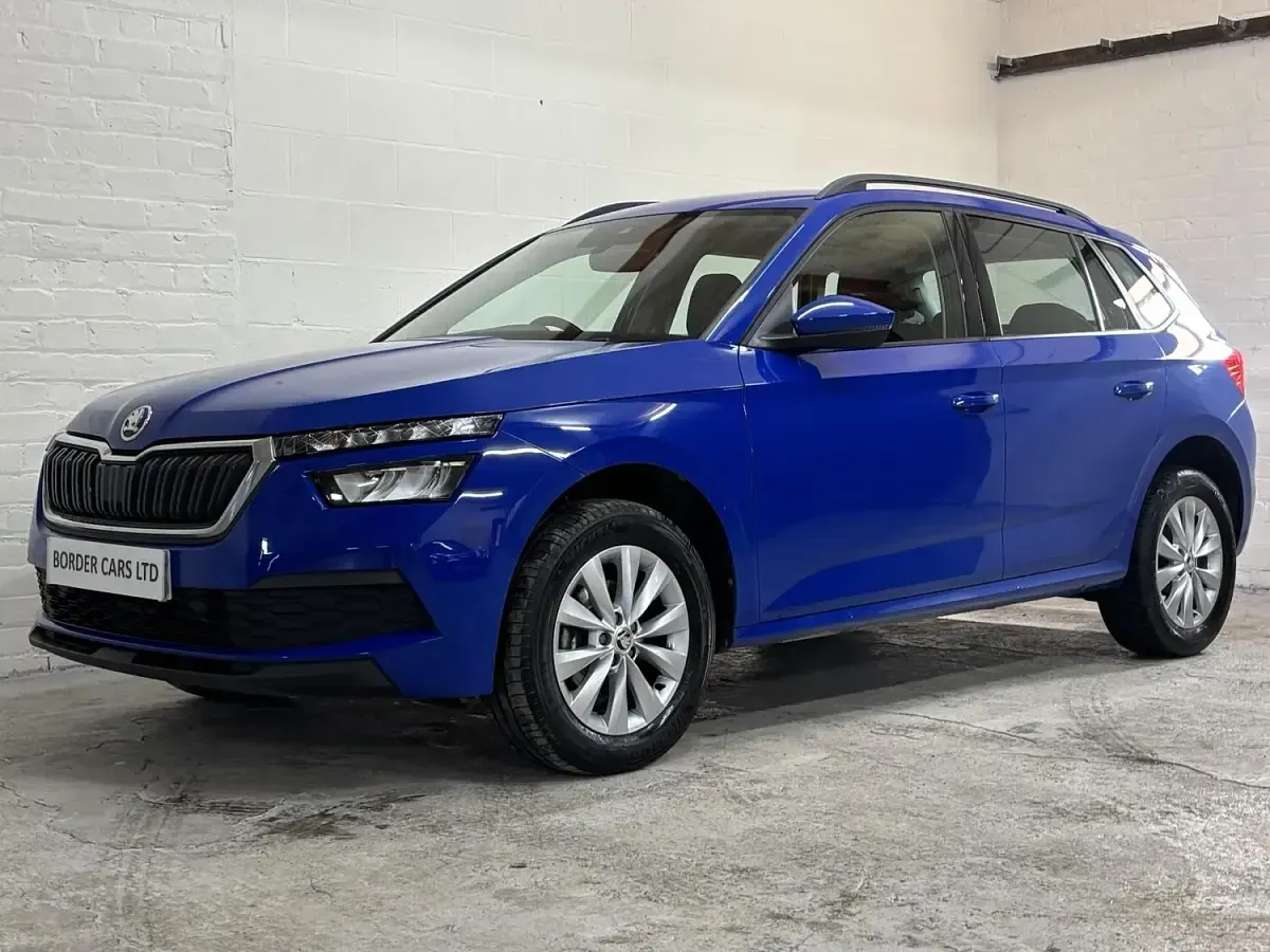 Used Skoda Kamiq 95 HP (69 kW) 2022 Blue SUV