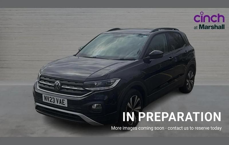 Used VW T-Cross Black Edition 110 HP (80 kW) 2023 Deep black SUV