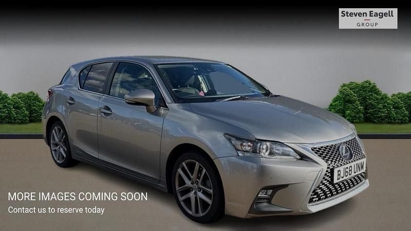 Silver Used 2018 Lexus CT200h Luxury Line Hatchback | £14,381 (Fair price) - Image 1/4
