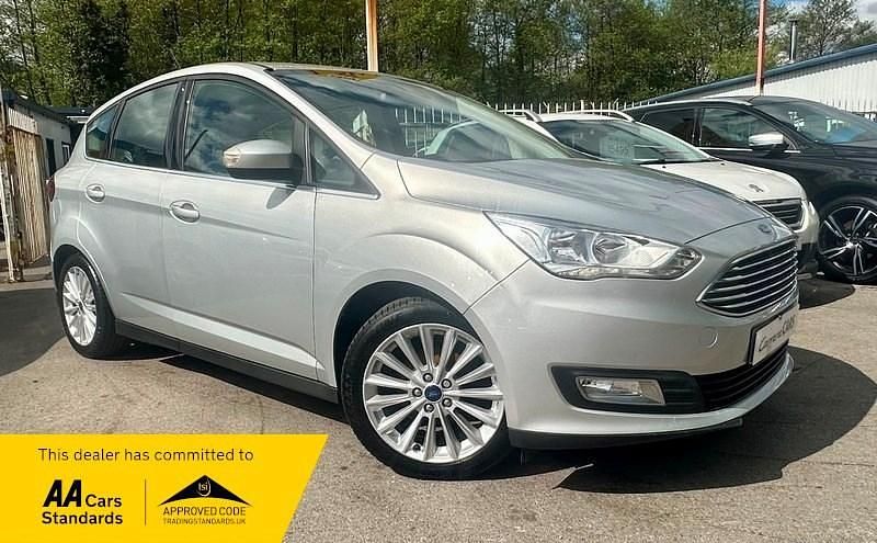 Silver Used 2016 Ford C-MAX Titanium MPV | £7,495 (Fair price) - Image 1/3