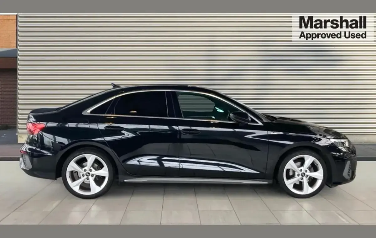 Used Audi A3 S-Line 147 HP (108 kW) 2023 Black Sedan