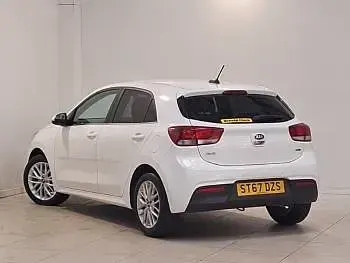 Used Kia Rio 2017 White Hatchback