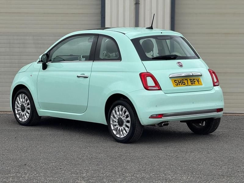 Used Fiat 500 Lounge 69 HP (50 kW) 2017 Green Hatchback