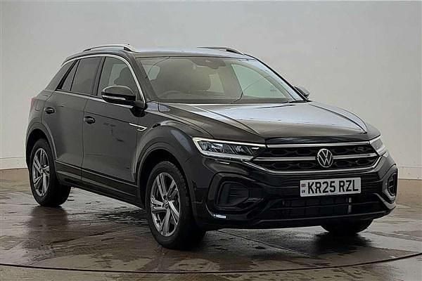 Black Used 2025 VW T-Roc R-line SUV | £27,495 (Fair price) - Image 1/4