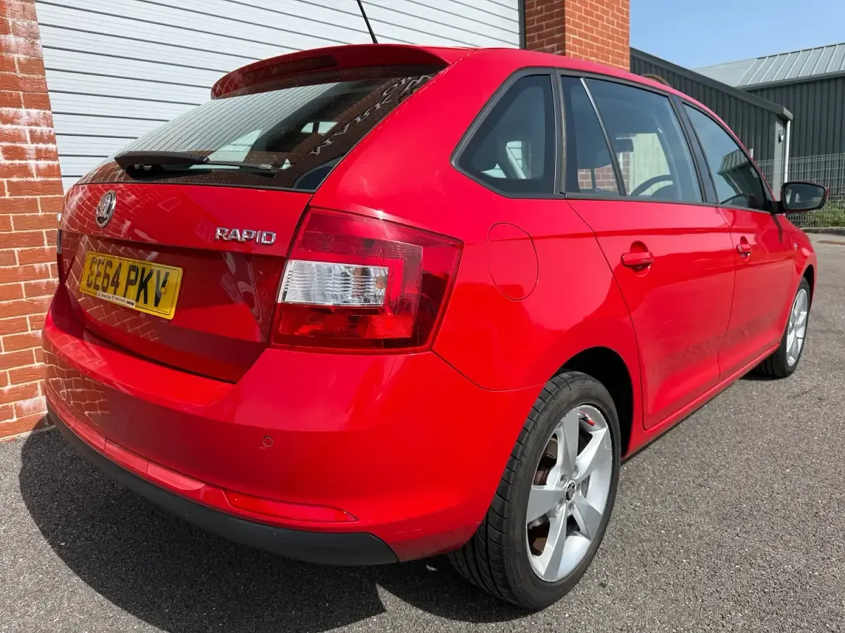 Used Skoda Rapid Elegance 2014 Red Hatchback
