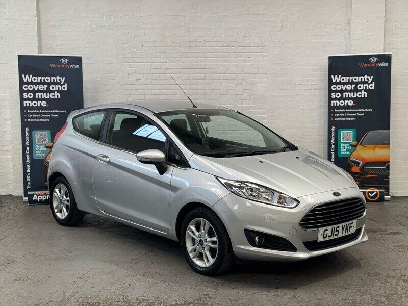 Silver Used 2015 Ford Fiesta Zetec Hatchback | £2,295 (Good price) - Image 1/3