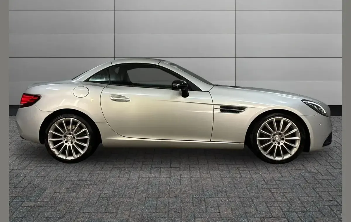Used Mercedes SLC200 AMG line 184 HP (135 kW) 2016 Silver Cabriolet