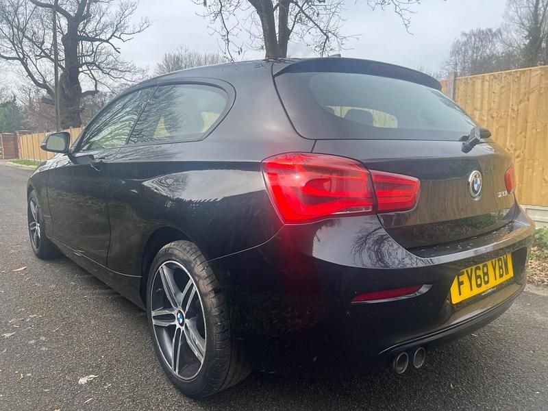 Used BMW 120 Sport Line 184 HP (135 kW) 2018 Black Hatchback