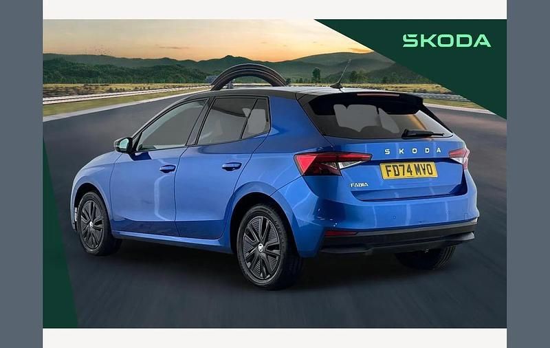 Used Skoda Fabia Design Edition 116 HP (85 kW) 2025 Blue Hatchback