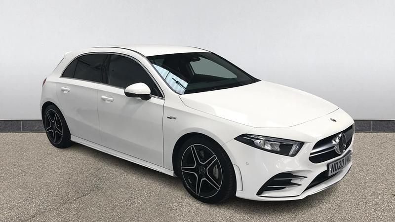 Used Mercedes A35 AMG Executive 306 HP (225 kW) 2020 White Hatchback