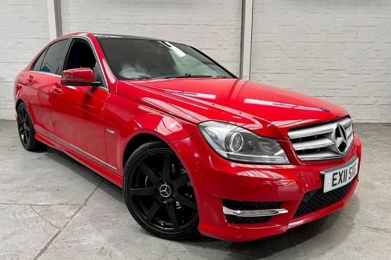 Red Used 2011 Mercedes C250 Sedan | £4,995 (Good price) - Image 1/1