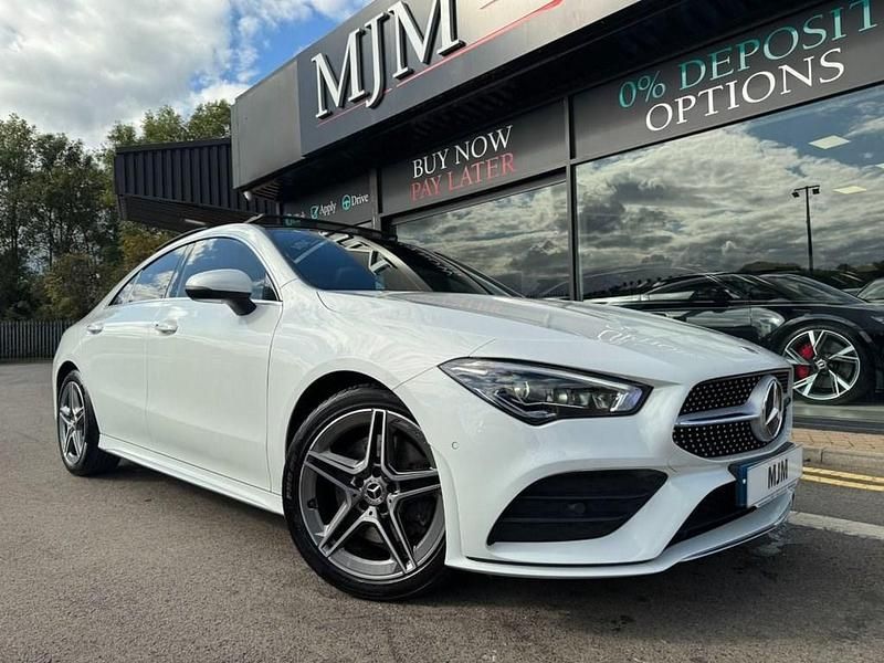 White Used 2021 Mercedes CLA220 AMG line Sedan | £24,990 (A bit pricey) - Image 1/4