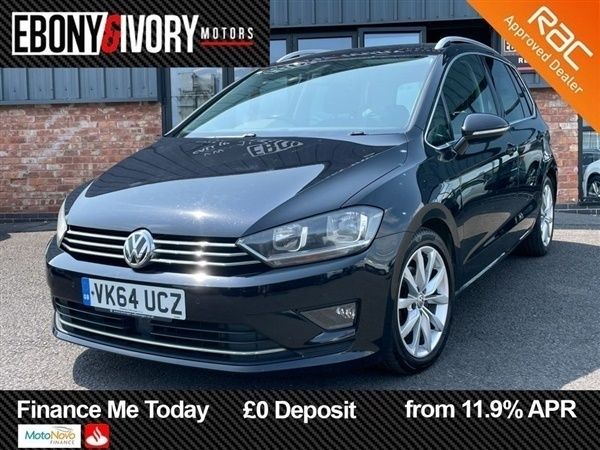 Black Used 2014 VW Golf Sportsvan GT MPV | £6,490 (Fair price) - Image 1/1