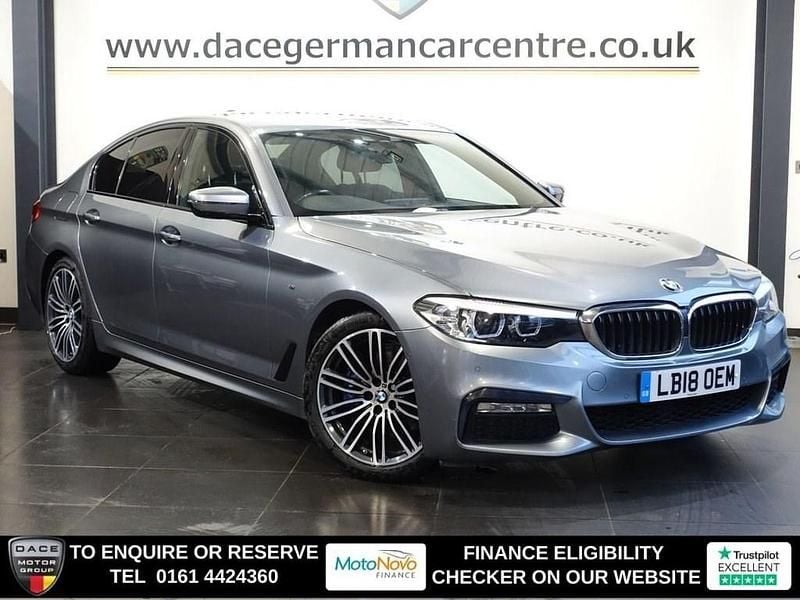 Used BMW 530 M Sport 265 HP (194 kW) 2018 Blue Sedan