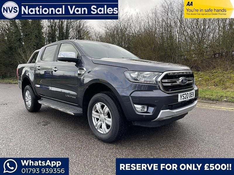 Grey Used 2020 Ford Ranger Limited Pickup | £12,490 (Super price) - Image 1/4