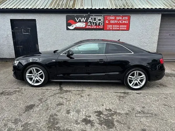 Used Audi A5 S-Line 190 HP (139 kW) 2016 Black Coupe
