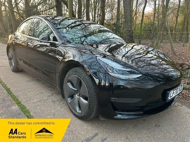 Black Used 2020 Tesla Model 3 Long Range AWD Sedan | £18,995 (Fair price) - Image 1/4