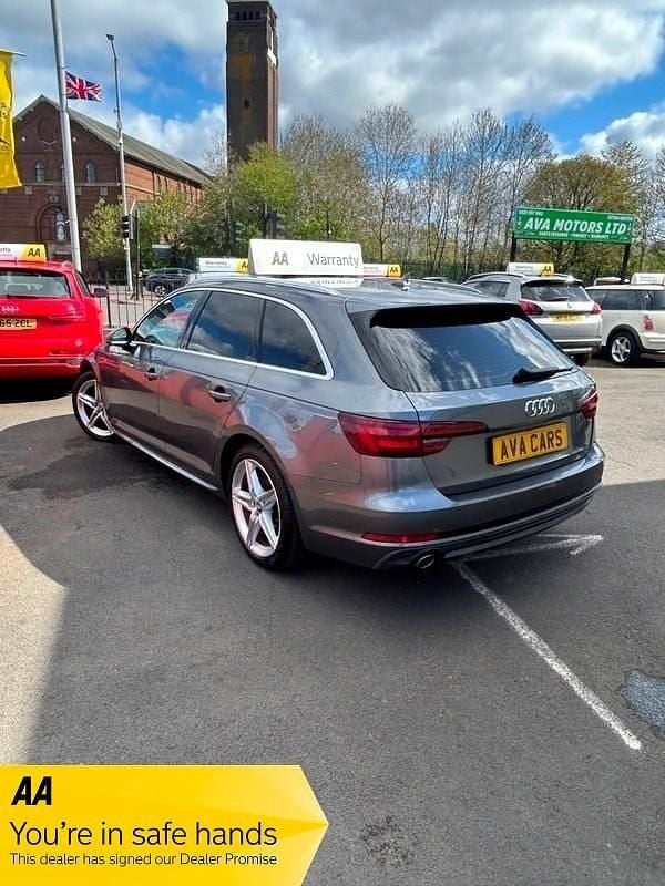 Used Audi A4 S-Line 190 HP (139 kW) 2018 Grey Estate