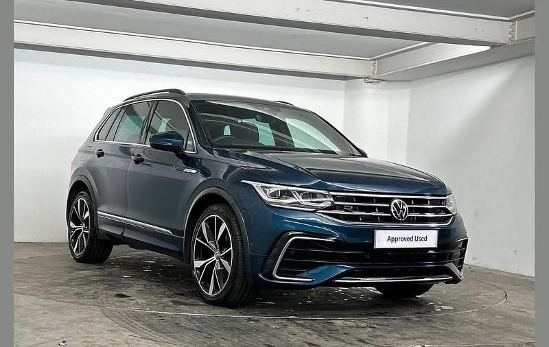 Used VW Tiguan R-line 150 HP (110 kW) 2022 Blue SUV