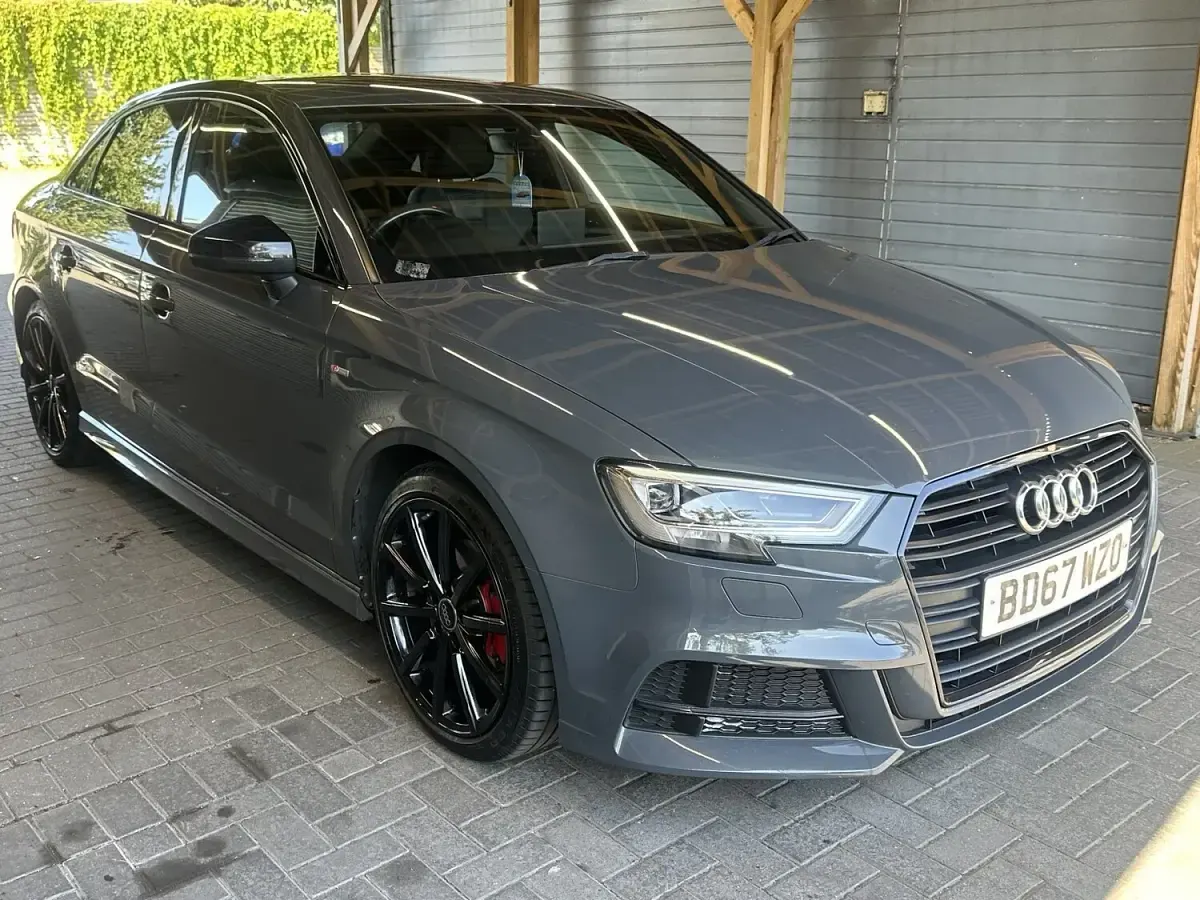 Used Audi A3 Black Edition 150 HP (110 kW) 2017 Grey Sedan