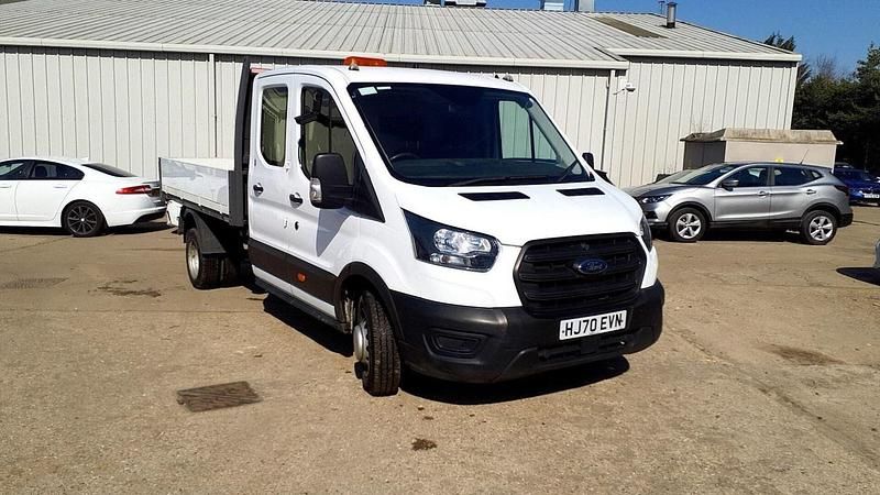 Used Ford Transit 130 HP (95 kW) 2020 White Cabriolet