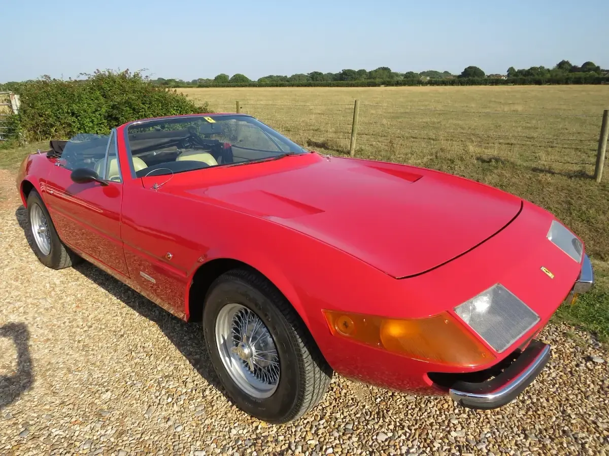 Used Ferrari Daytona 1977 Red Cabriolet