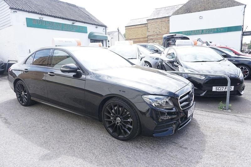 Used Mercedes E220 AMG line 2020 Black Sedan