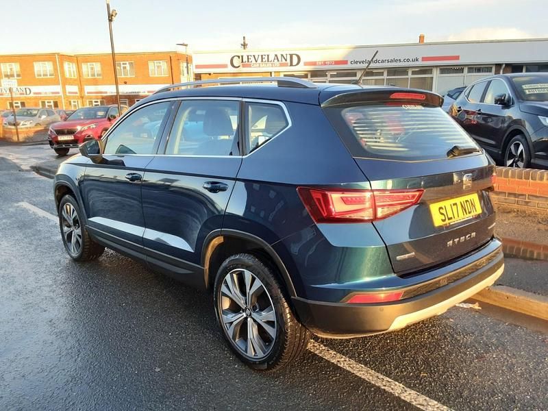 Begagnad Seat Ateca Ecomotive 115 HK (84 kW) 2017 Blå SUV