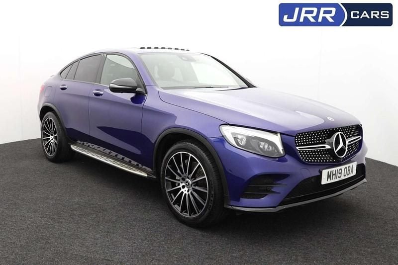 Blue Used 2019 Mercedes GLC250 AMG Line Premium Plus Coupe | £26,820 (A bit pricey) - Image 1/4