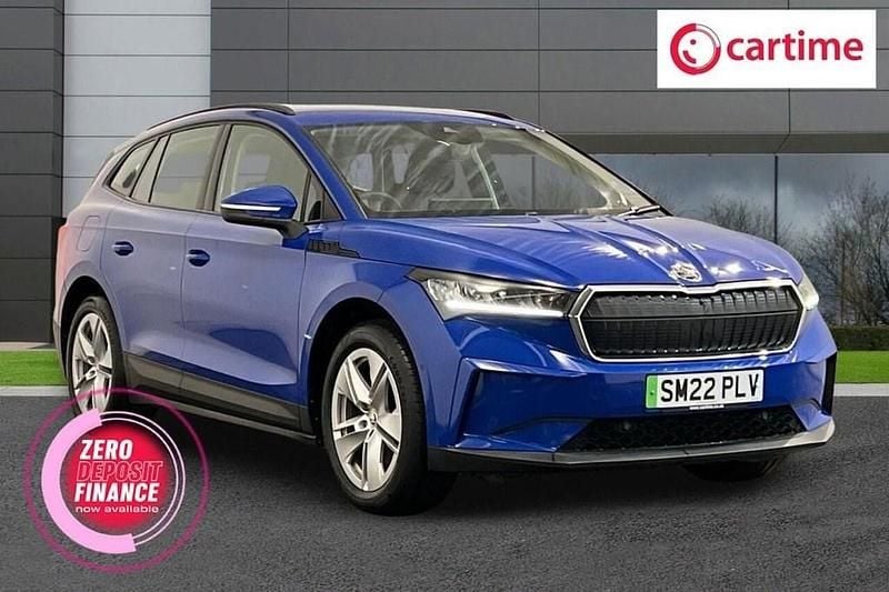 Used Skoda Enyaq iV ecoSuite 131 kW (179 HP) 2022 Blue SUV
