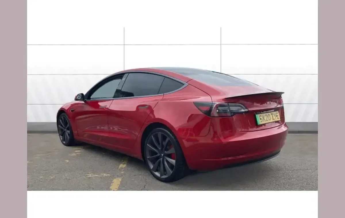 Used Tesla Model 3 Performance 461 kW (627 HP) 2020 Red Sedan