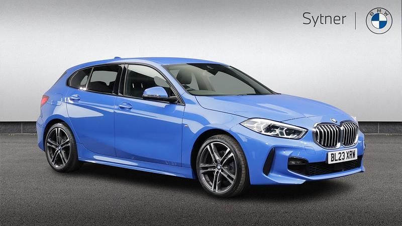 Used BMW 118 M Sport 134 HP (98 kW) 2023 Blue Hatchback