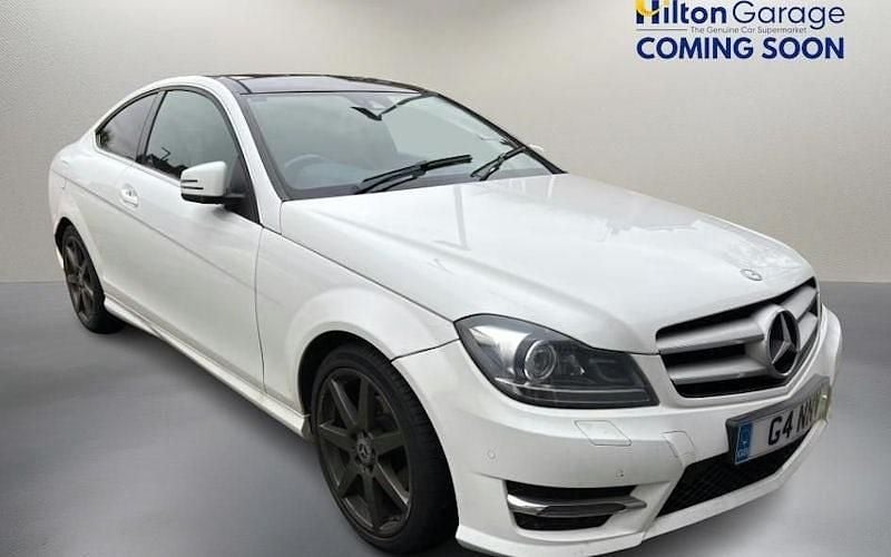 White Used 2014 Mercedes C180 Sport Edition Coupe | £9,650 (Fair price) - Image 1/1