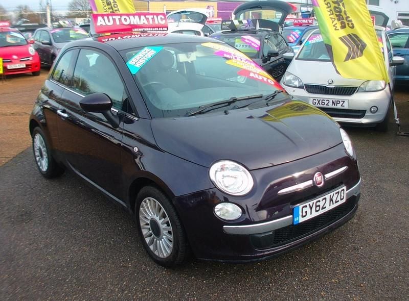Purple Used 2012 Fiat 500C Lounge Cabriolet | £6,995 (Fair price) - Image 1/4