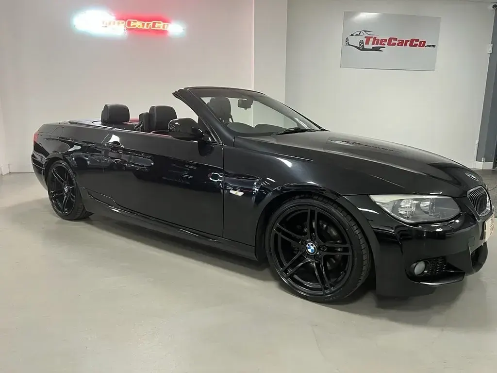 Used BMW 320 Cabriolet Sport Line 2012 Black Cabriolet
