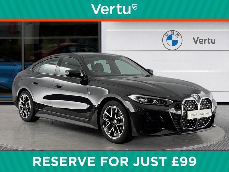 Black Used 2022 BMW 420 Gran Coupé M Sport Coupe | £29,062 (Good price) - Image 1/4