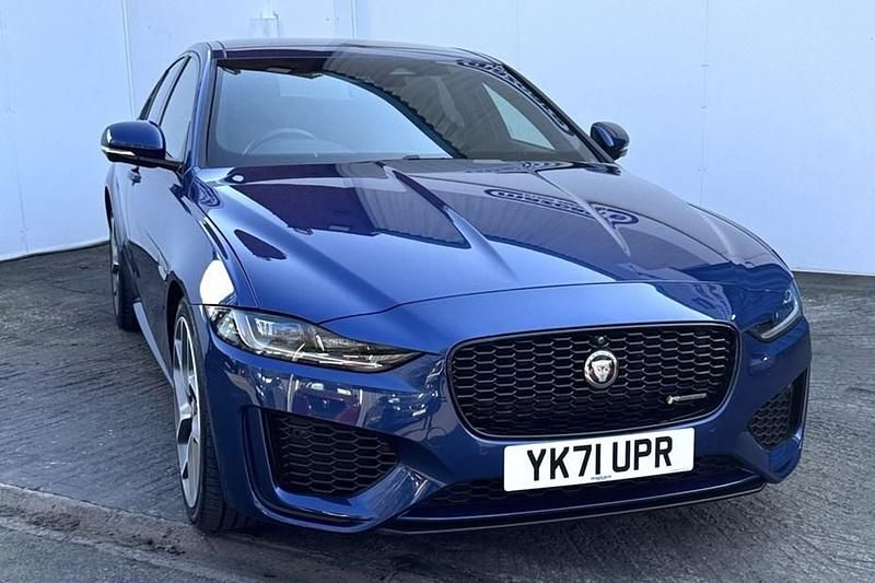 Used Jaguar XE R-Dynamic 250 HP (183 kW) 2021 Blue Sedan